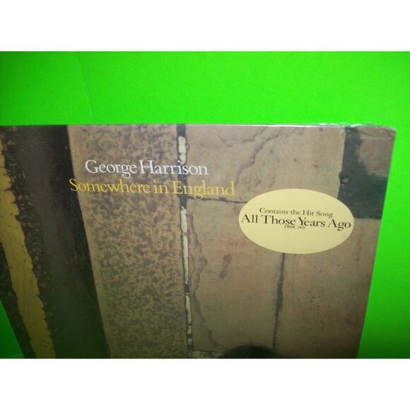 George Harrison Somewhere In England Vinyl LP Record Album Hype Sticker Sealed - Picture 2 of 4